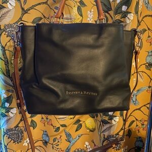Dooney & Bourke Dark Hunter Green Smooth Leather City Flynn Crossbody Bag